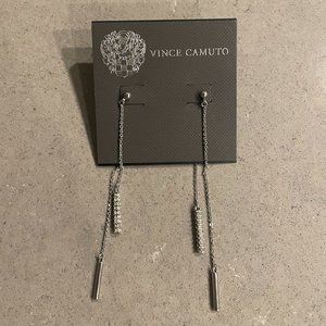 NWT Vince Camuto Silver Chain Dangle Earrings